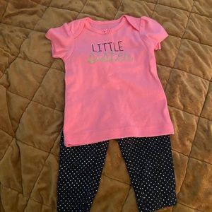 Little sister outfit 3-6 months